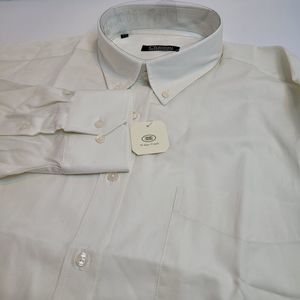 Chateau, Ivory Men's Dress Shirt, NWT, size 45 (xl)